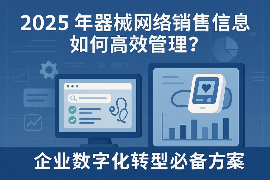 2025年器械网络销售信息表如何高效管理？企业数字化转型必备方案
