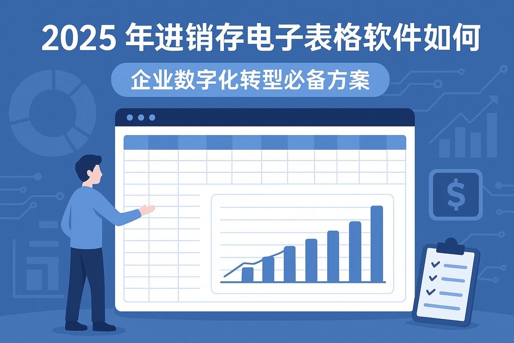 2025年进销存电子表格软件如何选？企业数字化转型必备方案
