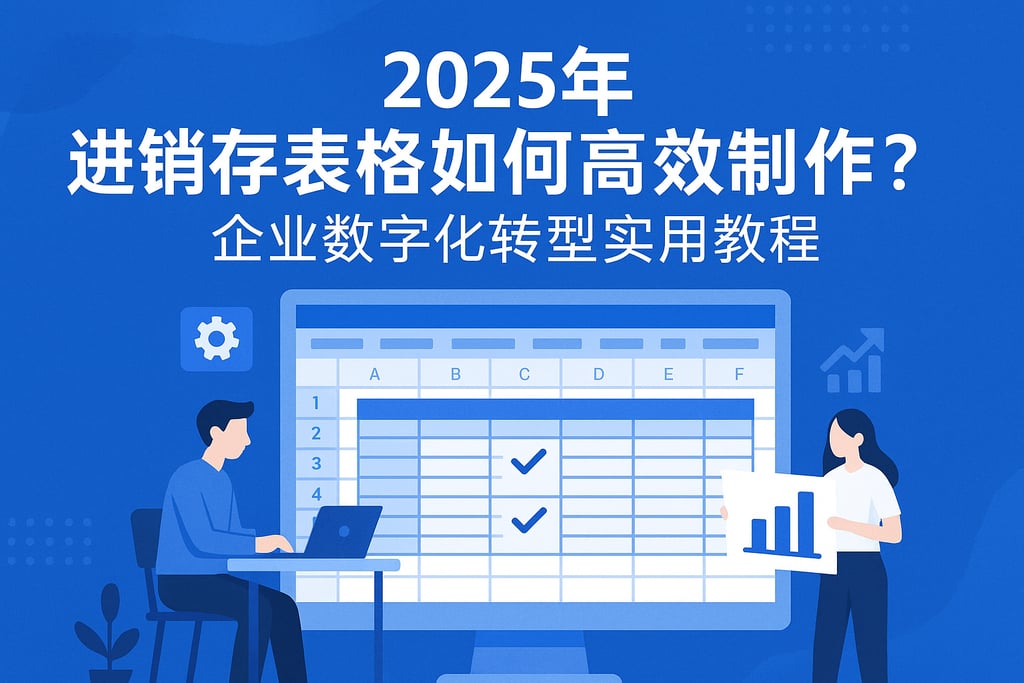 2025年进销存表格如何高效制作？企业数字化转型实用教程