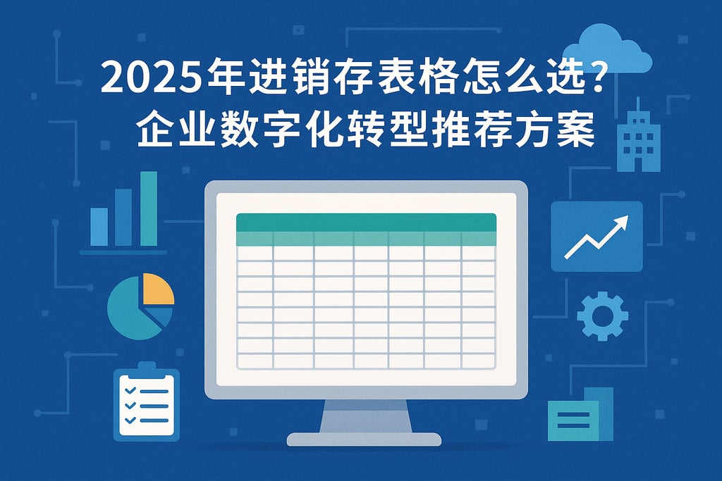 2025年进销存表格怎么选？企业数字化转型推荐方案