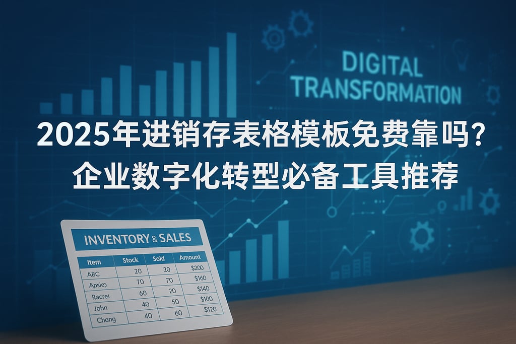 2025年进销存表格模板免费靠谱吗？企业数字化转型必备工具推荐