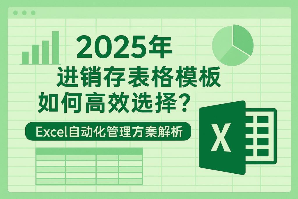 2025年进销存表格模板如何高效选择？Excel自动化管理方案解析