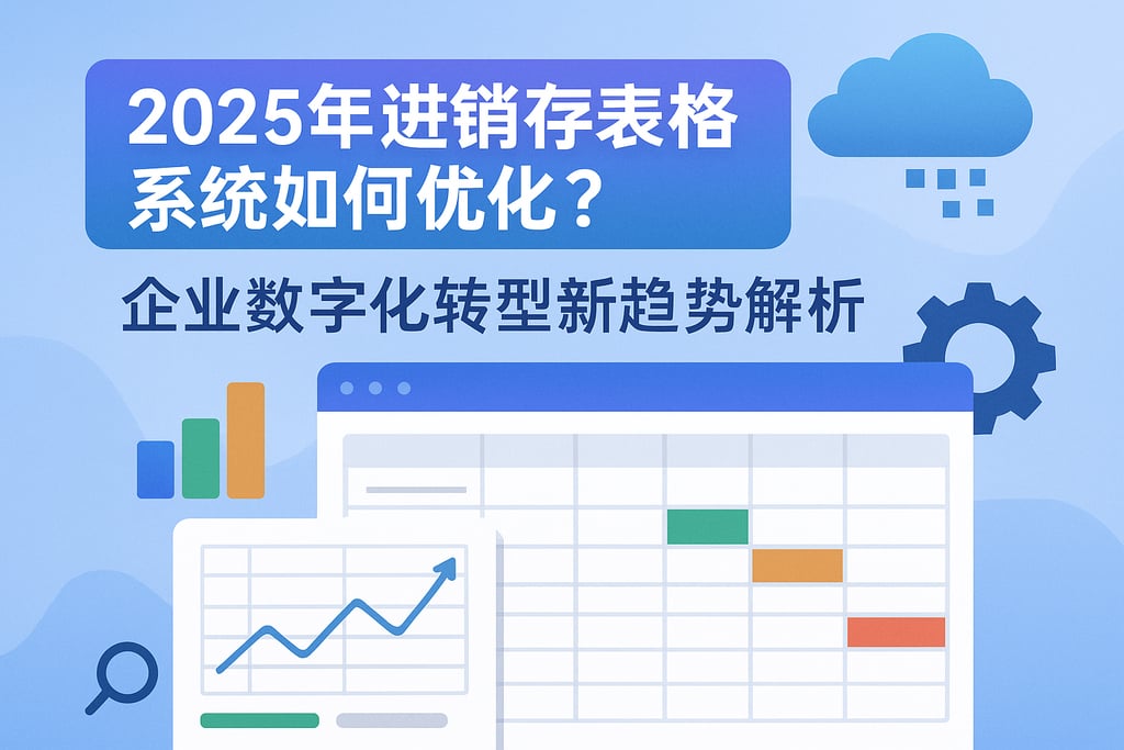 2025年进销存表格系统如何优化？企业数字化转型新趋势解析
