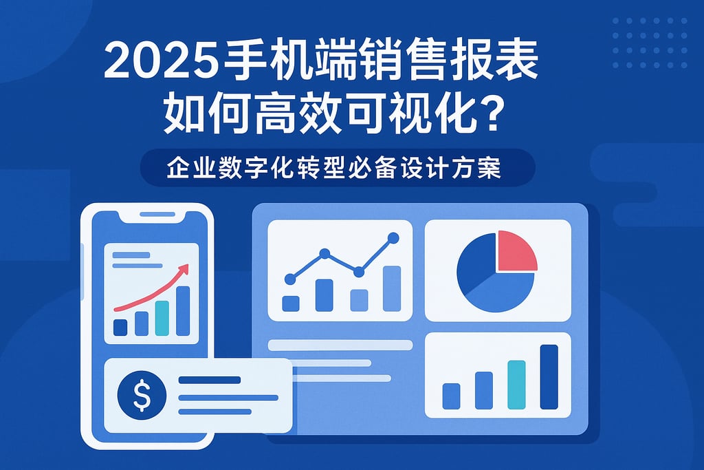 2025手机端销售报表如何高效可视化？企业数字化转型必备设计方案