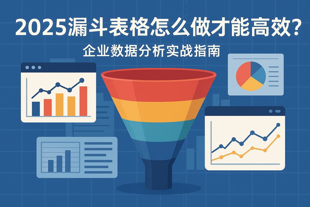 2025漏斗表格怎么做才能高效？企业数据分析实战指南