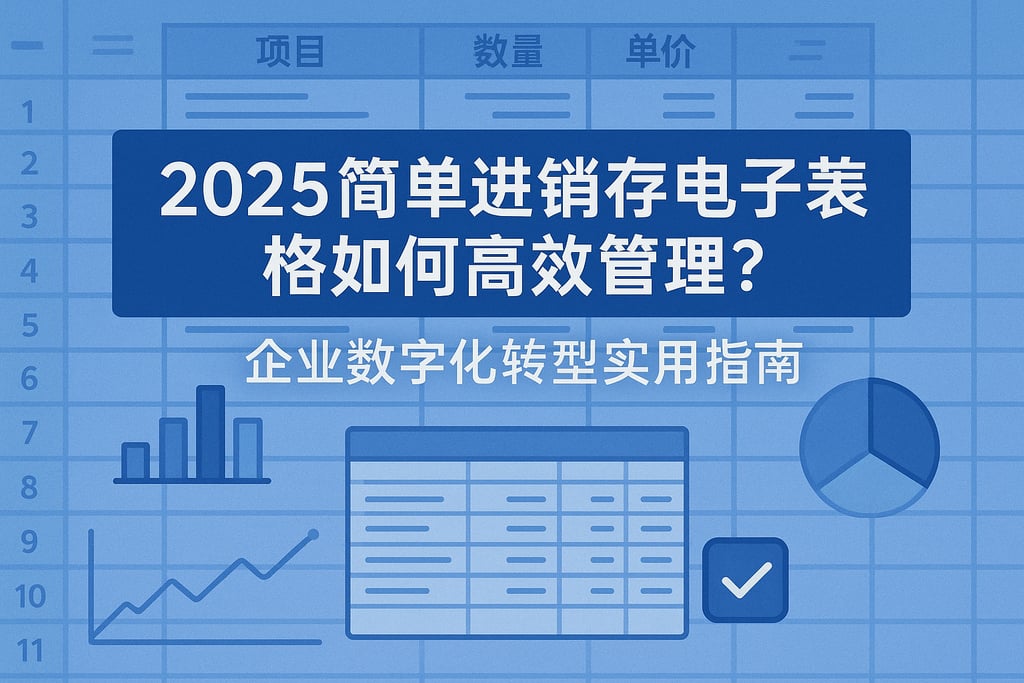 2025简单进销存电子表格如何高效管理？企业数字化转型实用指南