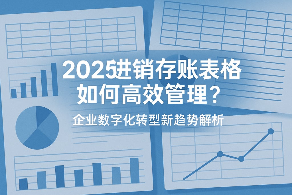 2025进销存帐表格如何高效管理？企业数字化转型新趋势解析