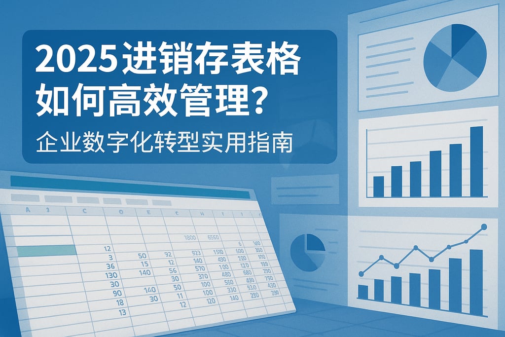 2025进销存的表格如何高效管理？企业数字化转型实用指南