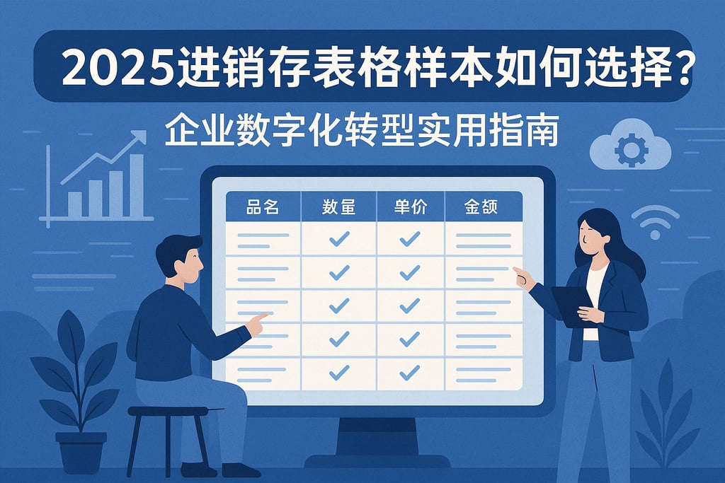 2025进销存表格样本如何选择？企业数字化转型实用指南