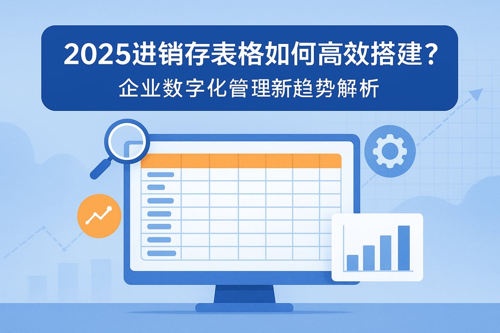 2025进销存表格简单如何高效搭建？企业数字化管理新趋势解析