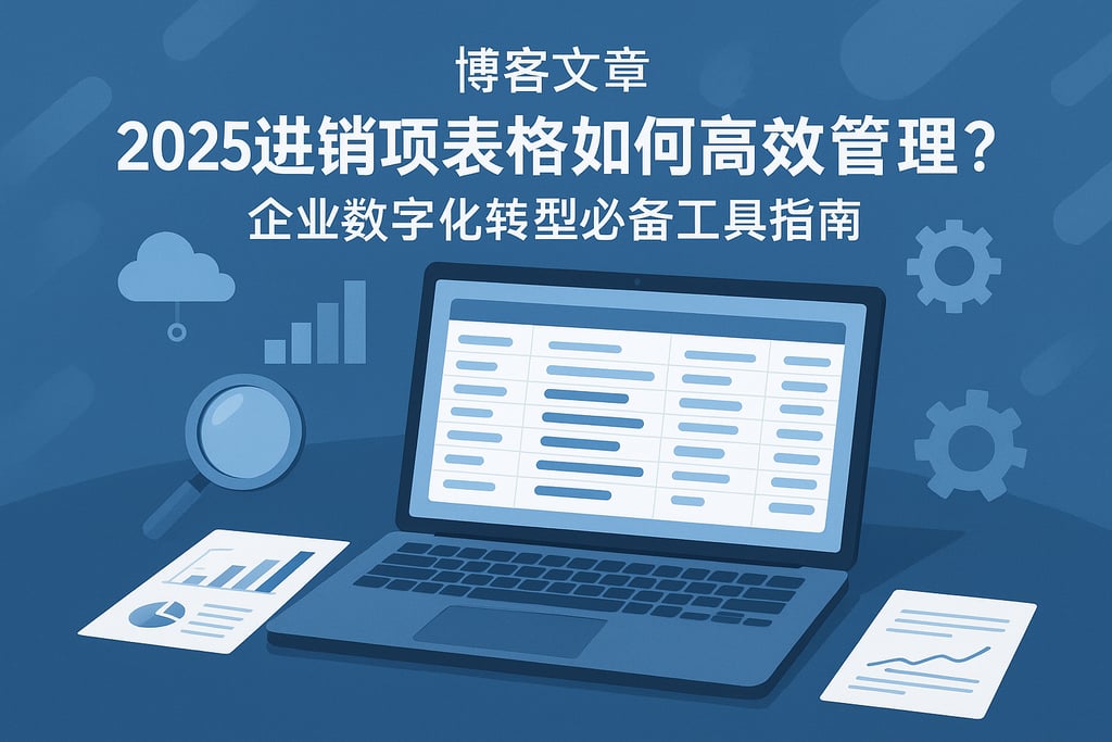 2025进销项表格如何高效管理？企业数字化转型必备工具指南