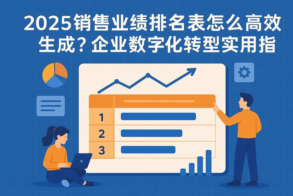 2025销售业绩排名表怎么高效生成？企业数字化转型实用指南