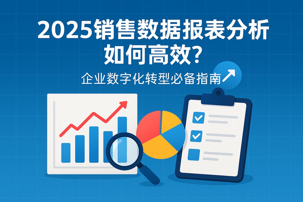 2025销售数据报表分析如何高效？企业数字化转型必备指南