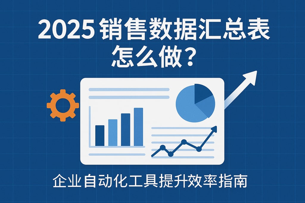 2025销售数据汇总表怎么做？企业自动化工具提升效率指南