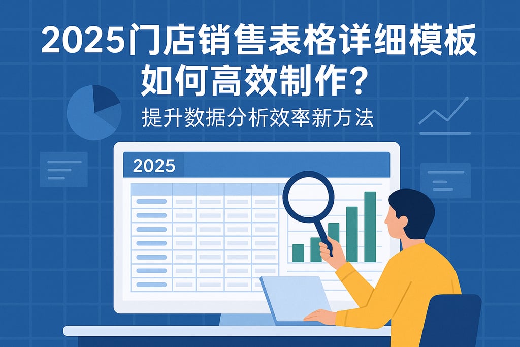 2025门店销售表格明细模板如何高效制作？提升数据分析效率新方法