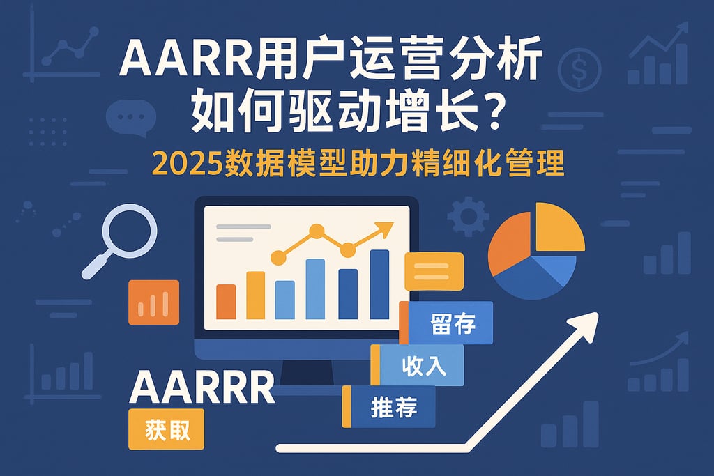 AARRR用户运营分析如何驱动增长？2025数据模型助力精细化管理