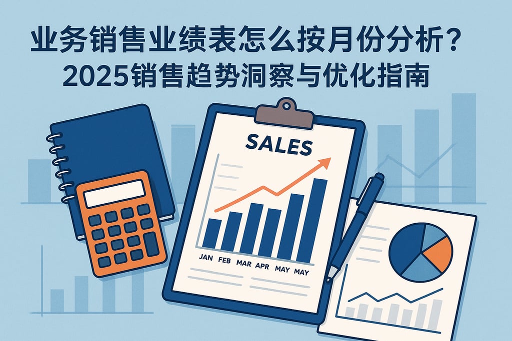 业务销售业绩表怎么按月份分析？2025销售趋势洞察与优化指南