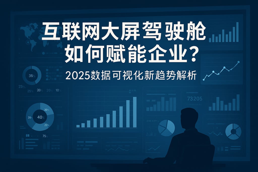 互联网大屏驾驶舱如何赋能企业？2025数据可视化新趋势解析