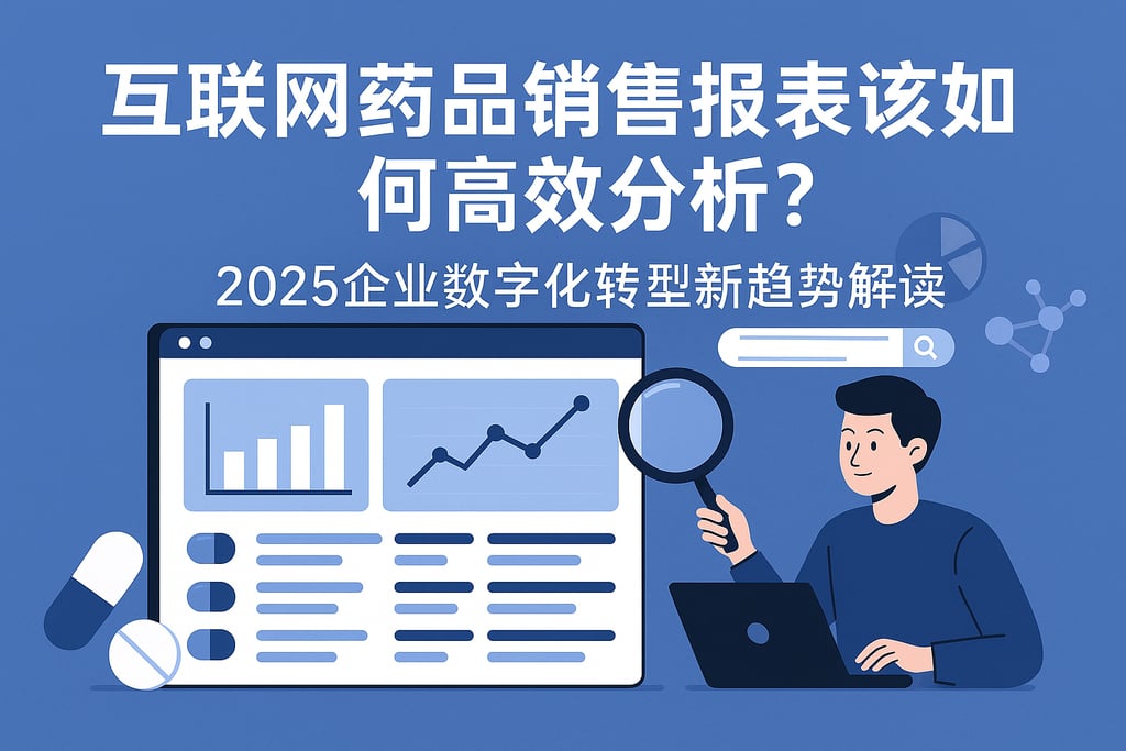 互联网药品销售报表该如何高效分析？2025企业数字化转型新趋势解读
