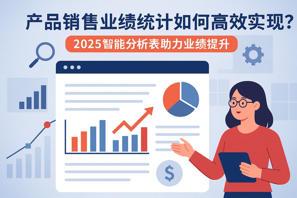 产品销售业绩统计如何高效实现？2025智能分析表助力业绩提升