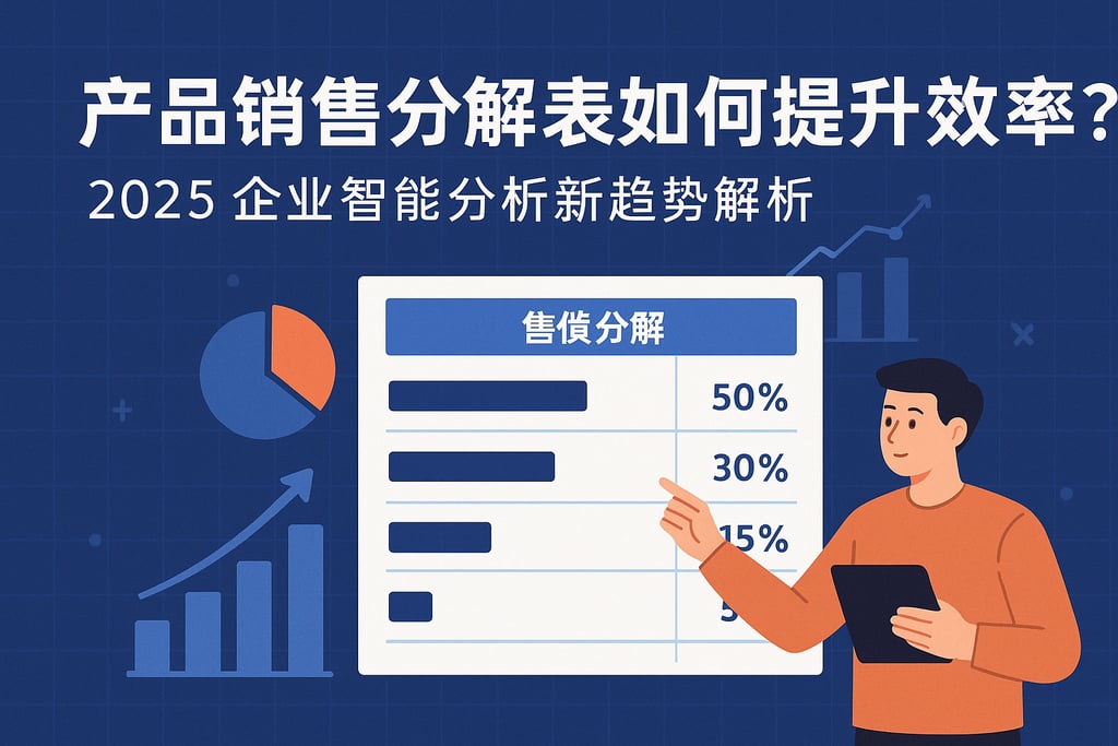 产品销售分解表如何提升效率？2025企业智能分析新趋势解析
