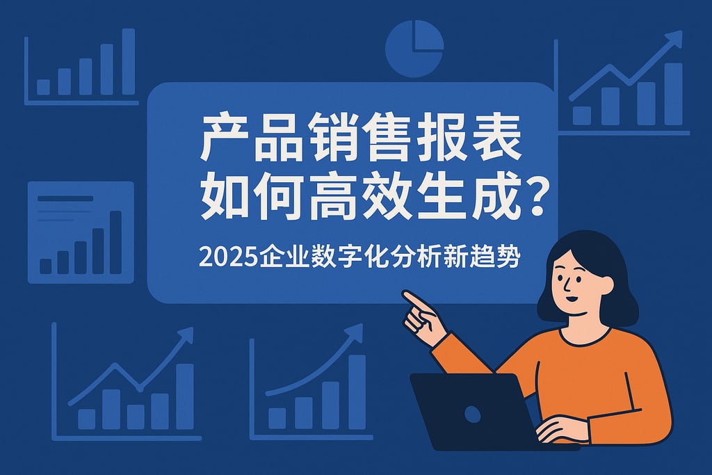 产品销售报表如何高效生成？2025企业数字化分析新趋势