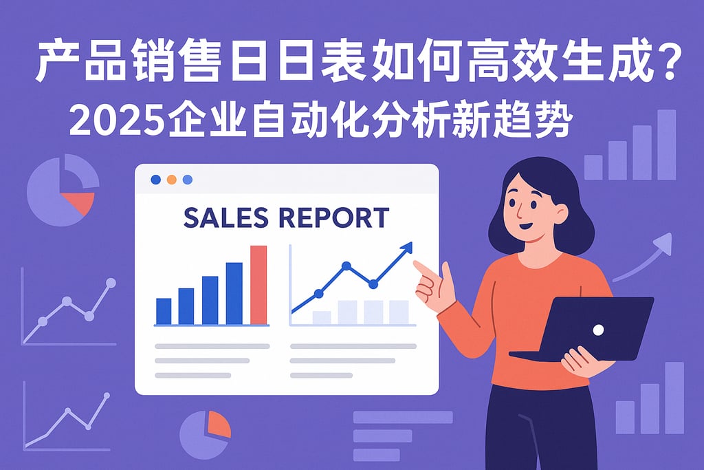 产品销售日报表如何高效生成？2025企业自动化分析新趋势