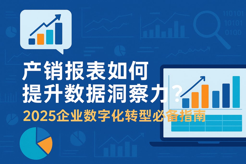 产销报表如何提升数据洞察力？2025企业数字化转型必备指南