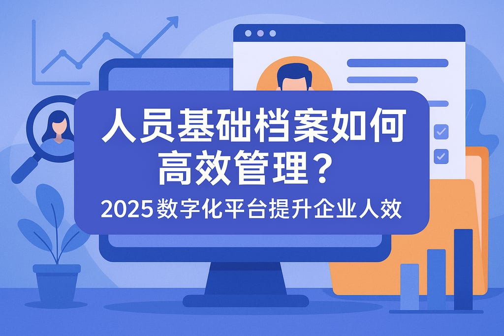 人员基础档案如何高效管理？2025数字化平台提升企业人效