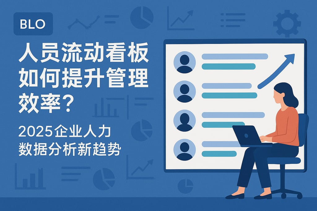 人员流动看板如何提升管理效率？2025企业人力数据分析新趋势
