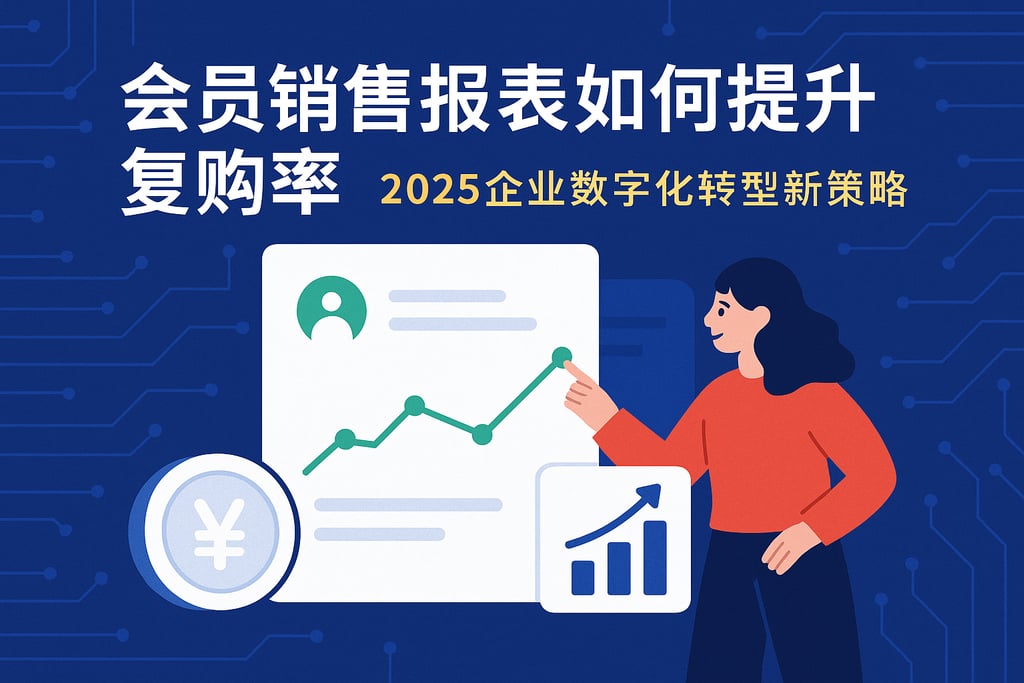 会员销售报表如何提升复购率？2025企业数字化转型新策略