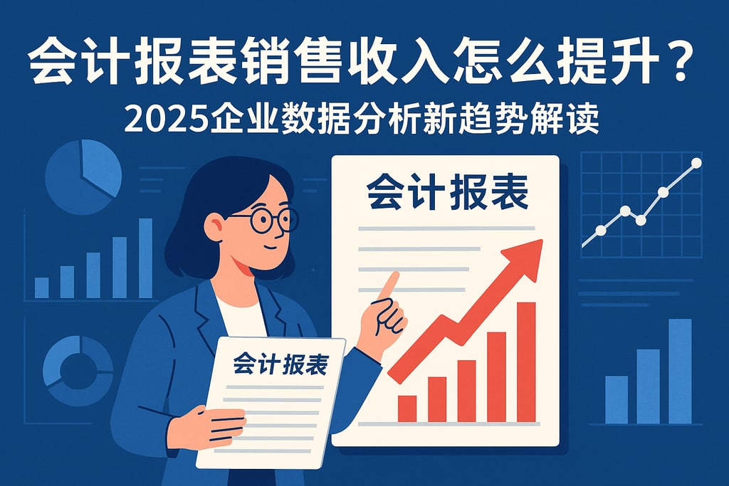 会计报表销售收入怎么提升？2025企业数据分析新趋势解读