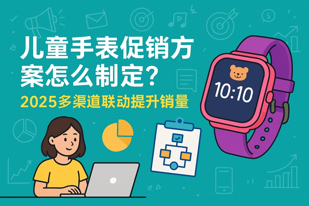 儿童手表促销方案怎么制定？2025多渠道联动提升销量