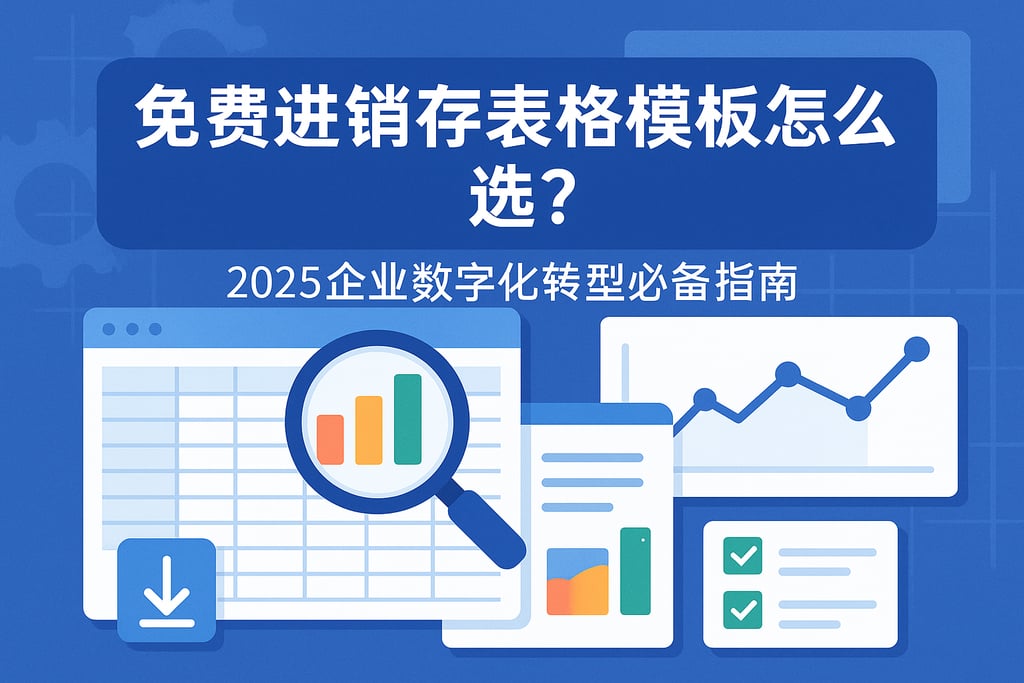 免费进销存表格模板怎么选？2025企业数字化转型必备指南