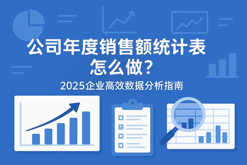 公司年度销售额统计表怎么做？2025企业高效数据分析指南