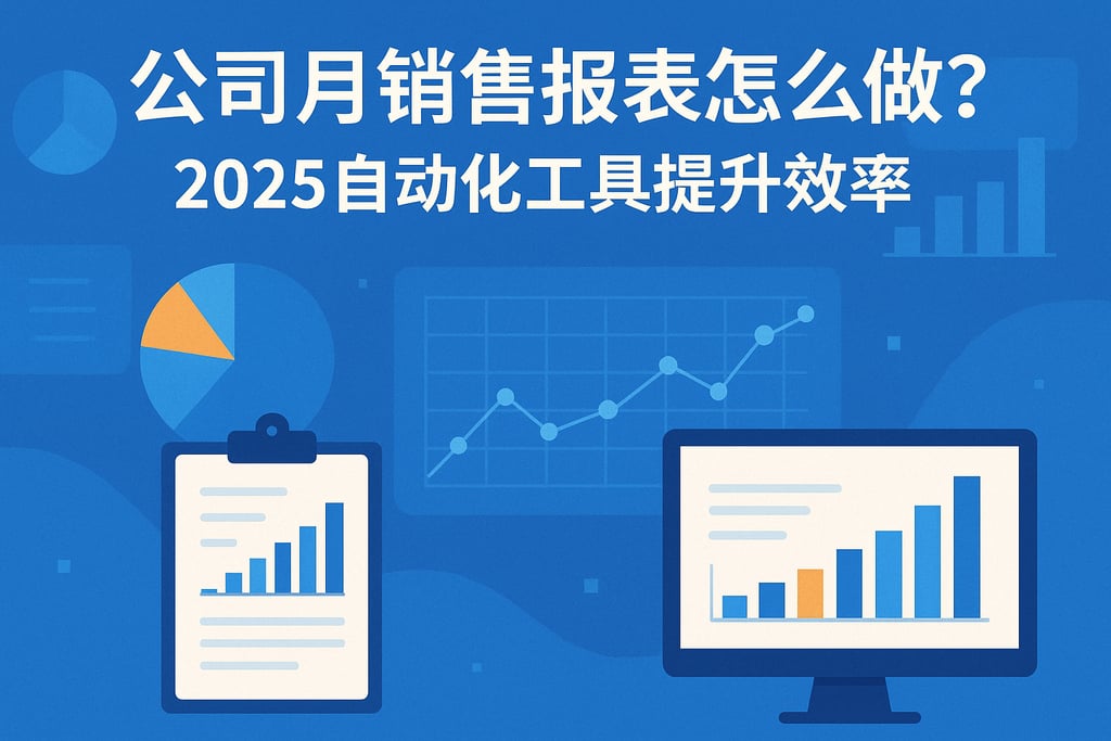 公司月销售报表怎么做？2025自动化工具提升效率