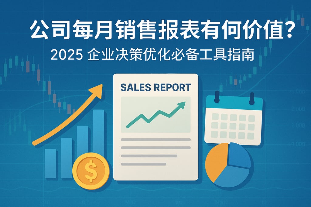 公司每月销售报表有何价值？2025企业决策优化必备工具指南