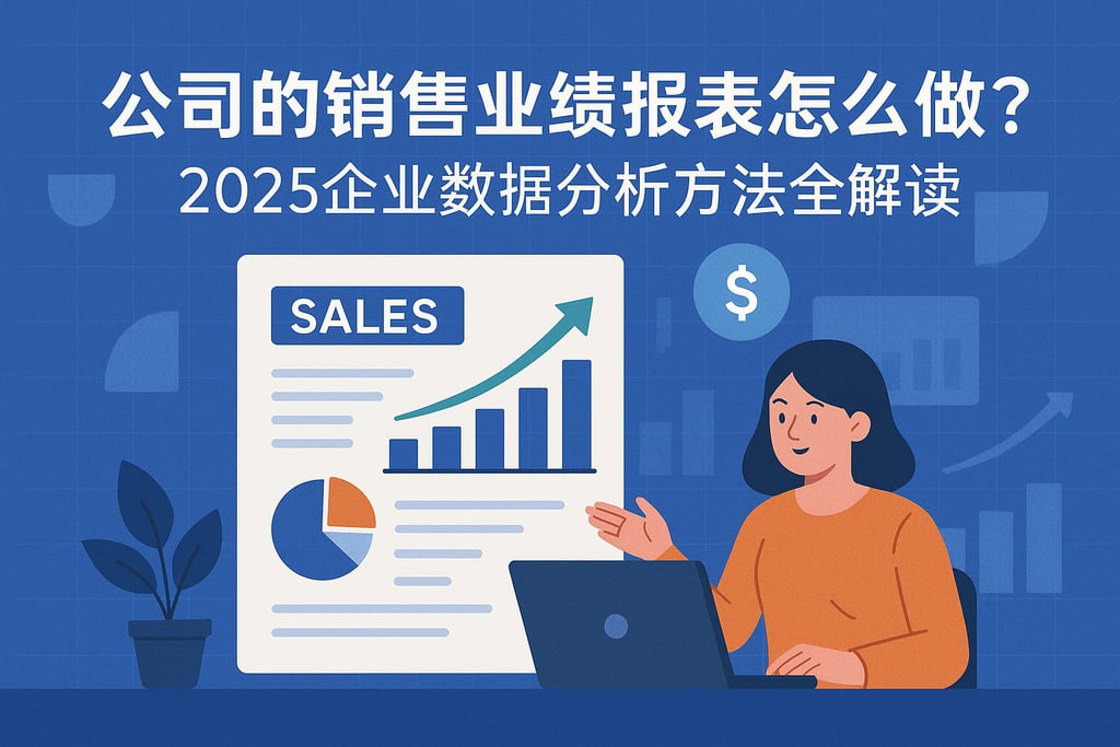 公司的销售业绩报表怎么做？2025企业数据分析方法全解读