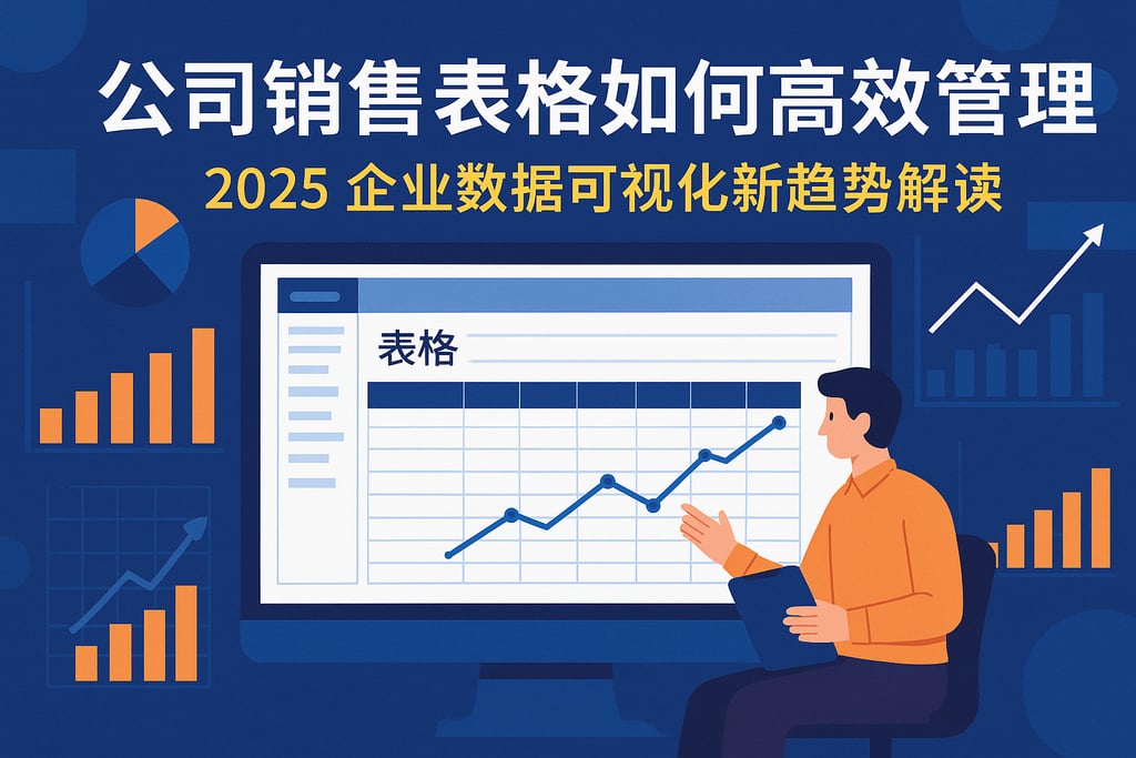 公司销售表格如何高效管理？2025企业数据可视化新趋势解读
