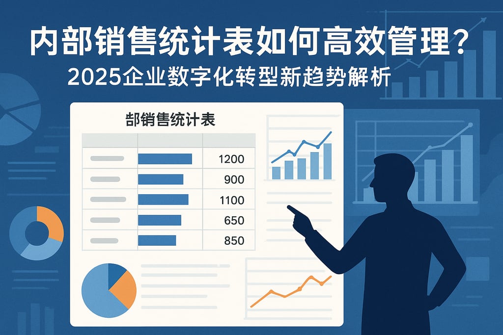 内部销售统计表如何高效管理？2025企业数字化转型新趋势解析