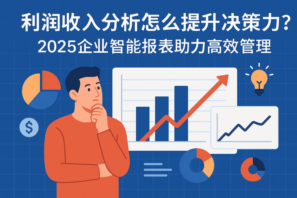 利润收入分析怎么提升决策力？2025企业智能报表助力高效管理