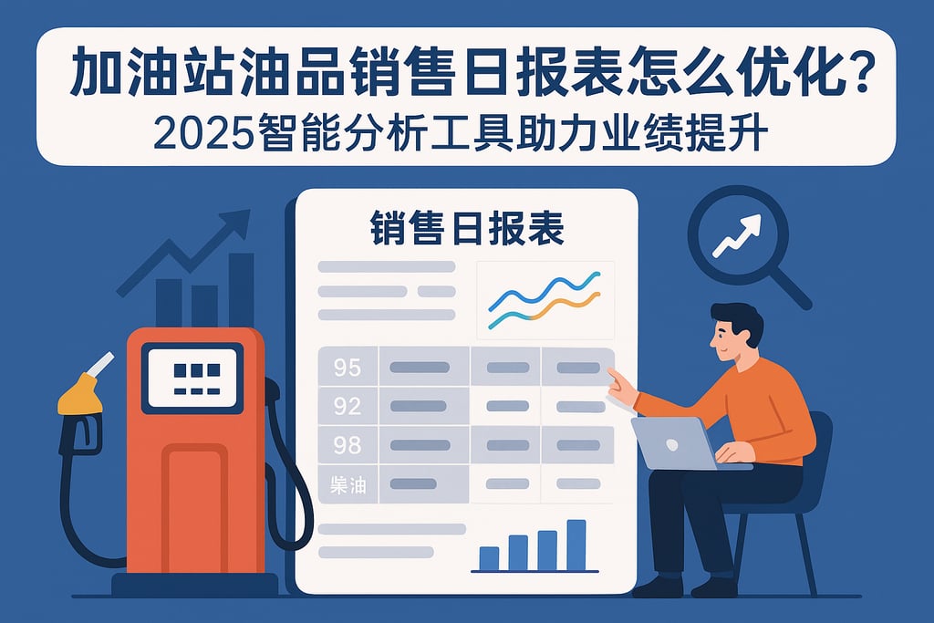 加油站油品销售日报表怎么优化？2025智能分析工具助力业绩提升
