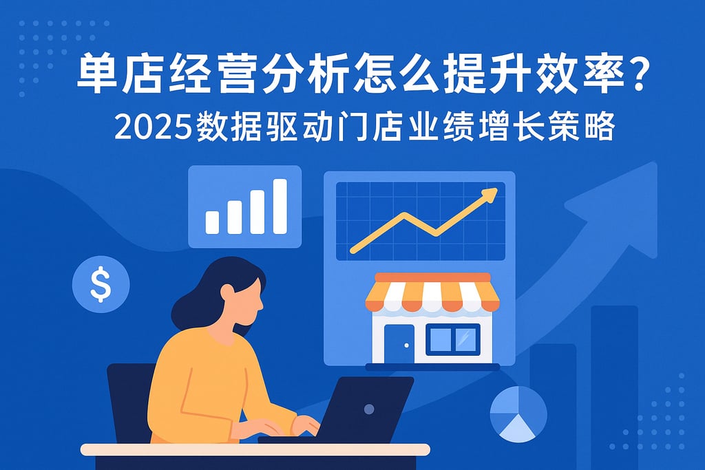 单店经营分析怎么提升效率？2025数据驱动门店业绩增长策略