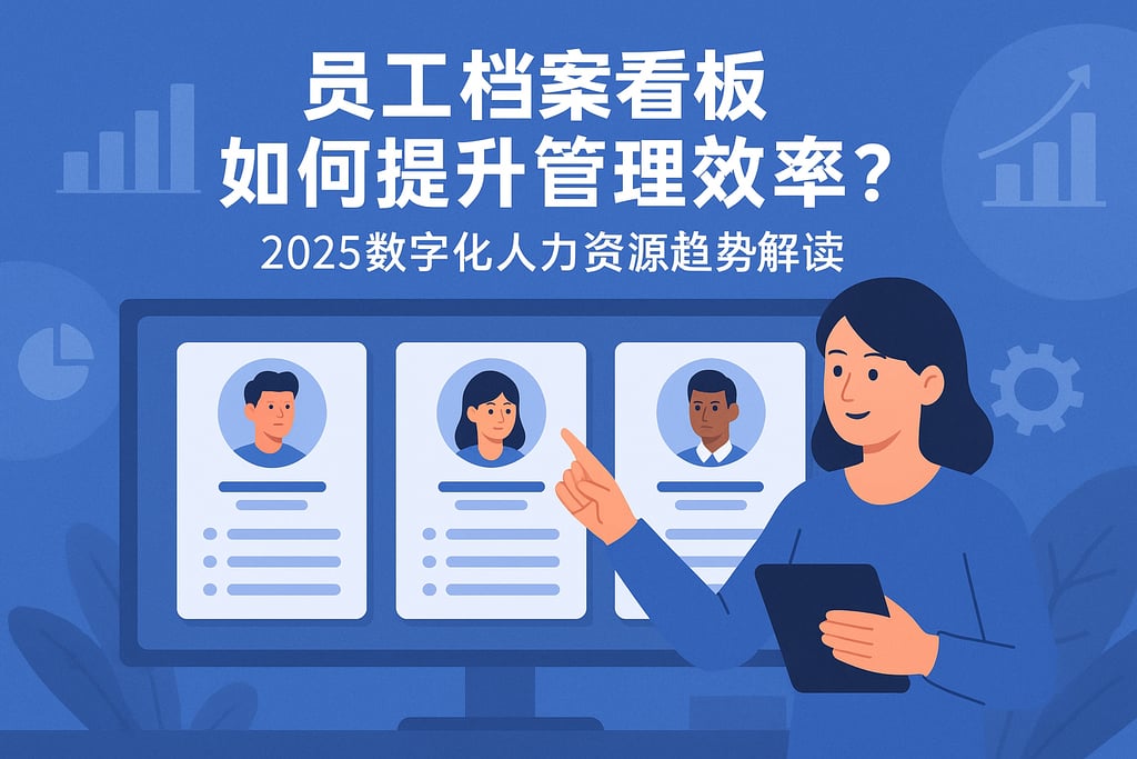 员工档案看板如何提升管理效率？2025数字化人力资源趋势解读