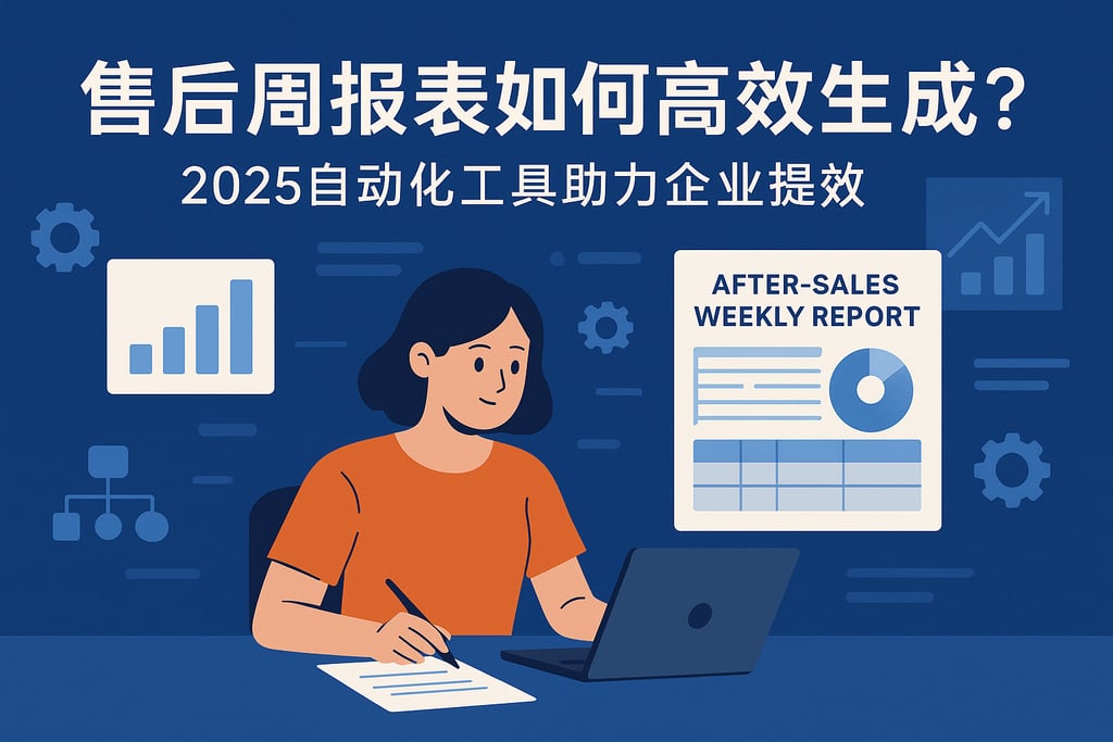售后周报表如何高效生成？2025自动化工具助力企业提效