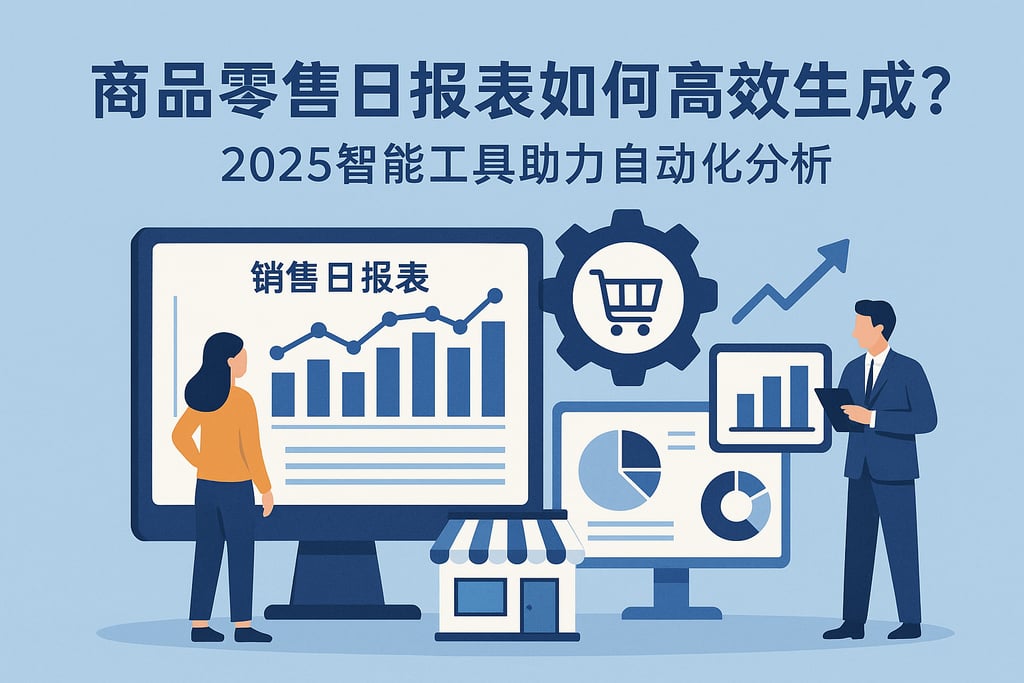 商品零售日报表如何高效生成？2025智能工具助力自动化分析