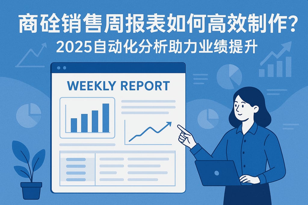 商砼销售周报表如何高效制作？2025自动化分析助力业绩提升