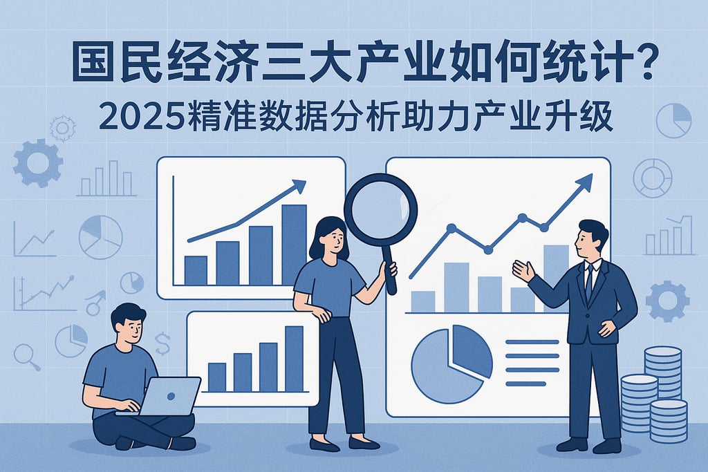国民经济三大产业如何统计？2025精准数据分析助力产业升级