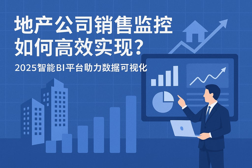 地产公司销售监控如何高效实现？2025智能BI平台助力数据可视化