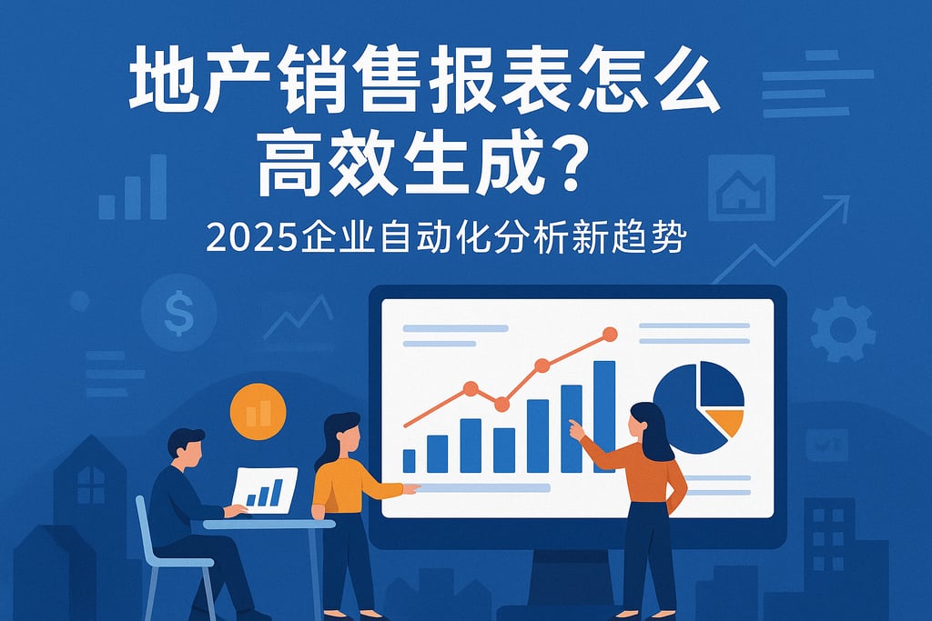 地产销售报表怎么高效生成？2025企业自动化分析新趋势